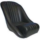 COBSFX050 Cobra classic bucket seat finished in black vinyl, perfect for your Mini or other classic vehicles.