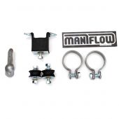 FKT05B Heavy duty fitting kit for Maniflow 2" bore single or twin box, centre exit exhaust systems.