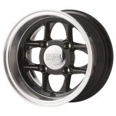 6 x 10 Mamba Wheel - Black/Polished rim