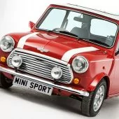Mini Bonnet Stripes - White