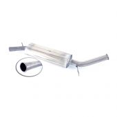 Play Mini 2'' Tailpipe Side Exit Stainless Silencer 