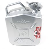 PH37.080 Steel Jerry fuel can from the Paddy Hopkirk Mini range finished in silver