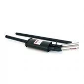 Sportex Centre Exit Single Silencer Exhaust System - 2'' Twin DTM Tailpipe 