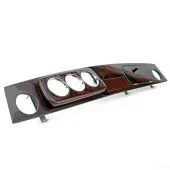 Burr Walnut Dashboard with 3 clocks for Classic Mini