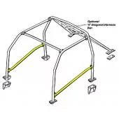 SAFRB00A1 Door Bar diagram for Mini 6 point roll cage
