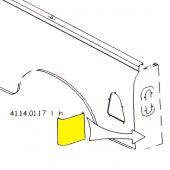 MCR41.14.01.17 LH Rear Corner Repair below Tail Lamp - Mini Pick-up LH