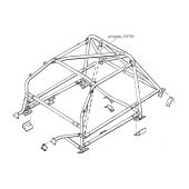 Multipoint Bolt-In Mini Roll Cage - Unpainted