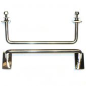 smb127 Mini front seat stay brackets in stainless steel