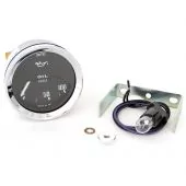 Smiths Oil Pressure Gauge - Electric - Black Face with Chrome Ring