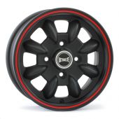 5" x 12" black/red pinstripe Ultralite alloy wheel and Falken ZE912 tyre package