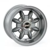 6 x 10" Ultralite Mini Deep Dish Wheel - Flat Gunmetal