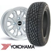 WTP6X13KIT1 6" x 13" silver Ultralite alloy wheel and Yokohama A539 tyre package