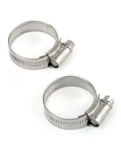 Stainless Steel Hose Clips - 2 pack