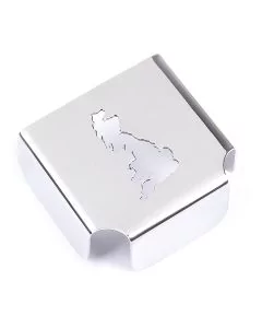 Classic Mini SPI stainless steel fuel relay cover with map cut out 