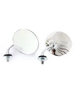 Chrome Wing mirrors for Classic Mini