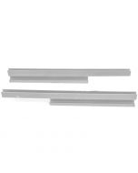 ALA5745 Pair of door glass support rails for all Mini models Mk3 on with wind up windows.