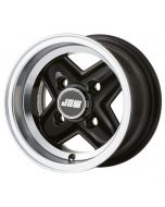 6 x 10 Revolite Wheel - Black/Polished Rim