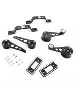 Cooper Alloy Billet Door Furniture Kit - Black