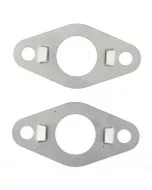 smb169 Pair of front subframe tower bolt lock tabs (21A1470) in stainless steel for all Mini models pre 1976.