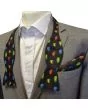 Matching Bow Tie Self-tie and Pocket Square With Classic Mini design