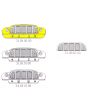 Mini Commercial Front Panel assembly options - Mini Van and Mini Pick-up models Mk1 '60-'64