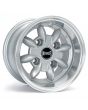 6" x 10" silver Ultralite alloy wheel