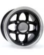 5 x 10 Mamba Alloy Wheel - Black with Polished Rim