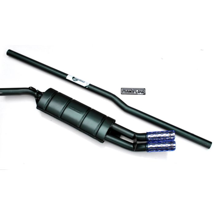CLS005ADTM Maniflow 2" large bore twin DTM style side exit single-box exhaust system for Mini.