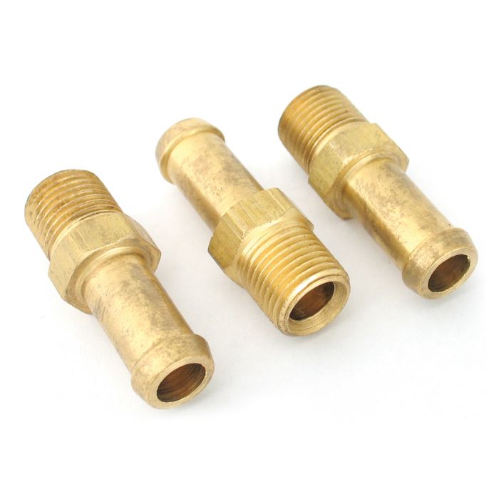 Facet Fuel Pump Brass Union - Straight - 1/4'' NPTF - 8mm tail 