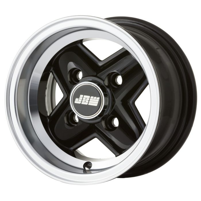 6 x 10 Revolite Wheel - Black/Polished Rim