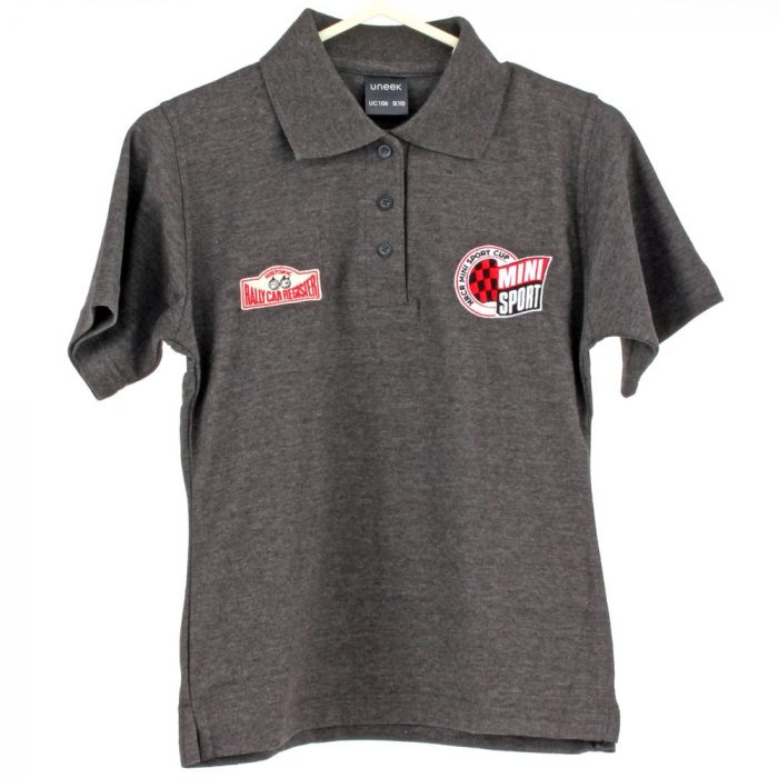 Ladie's Polo with embroidered HRCR & Mini Sport Cup logo 