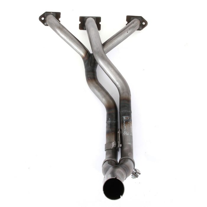 LM004A-SS Maniflow stainless steel medium bore LCB manifold for early Minis with rubber coupling universal joints.