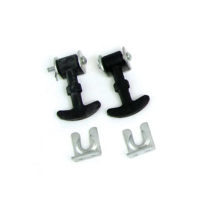 Mini bonnet hooks - rubber