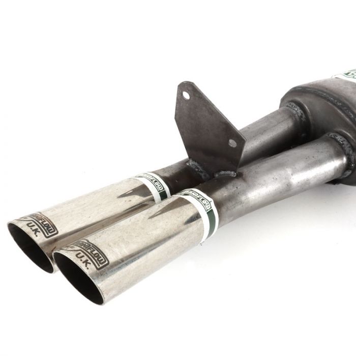 Classic Mini Maniflow Twin Silencer 2'' DTM Side Exit Exhaust