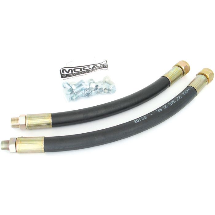 Oil Cooler Rubber Hoses - 1275/Cooper S pair 