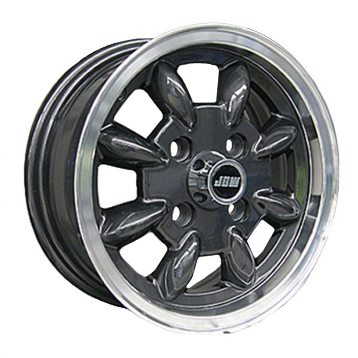 5 x 12 Minilight Wheel - Gunmetal/Polished Rim