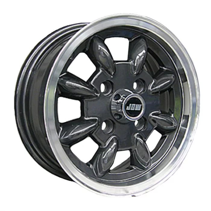 5 x 12 Minilight Wheel - Gunmetal/Polished Rim