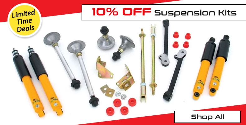 10% off Suspension Kits