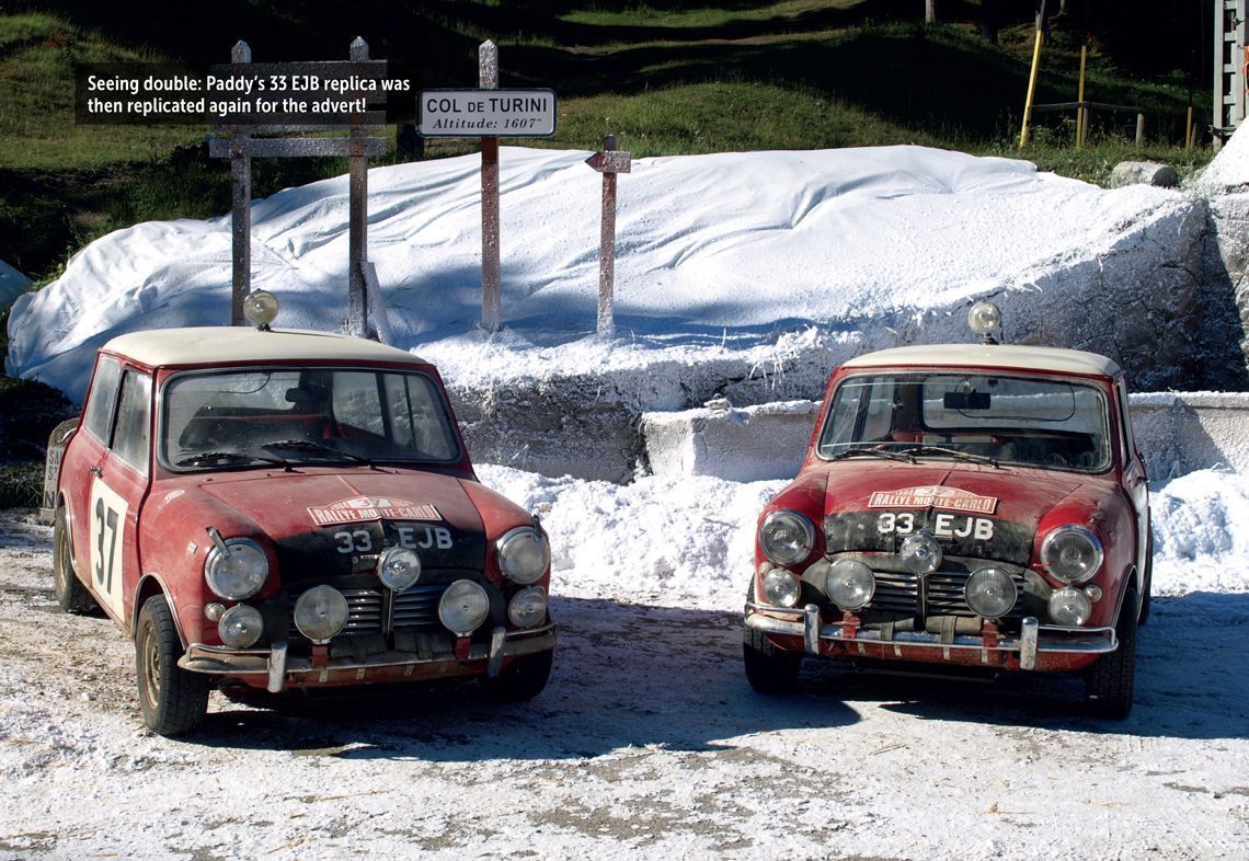 Two 33EJB replicas on the Col de Turini
